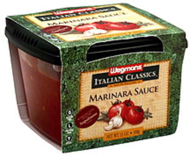 Wegmans Marinara Pasta Sauce 13 oz, Nutrition Information Innit