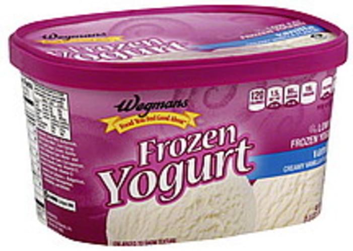 Wegmans Low Fat, Vanilla Frozen Yogurt 48 oz, Nutrition Information Innit