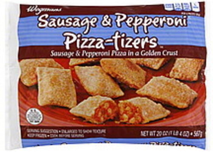 Wegmans Sausage & Pepperoni Pizzatizers 20 oz, Nutrition Information
