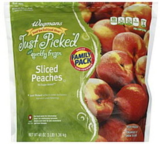 Wegmans Sliced, FAMILY PACK Peaches - 48 oz