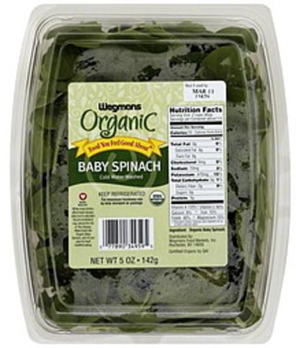 Wegmans Organic Baby Spinach - 5 oz