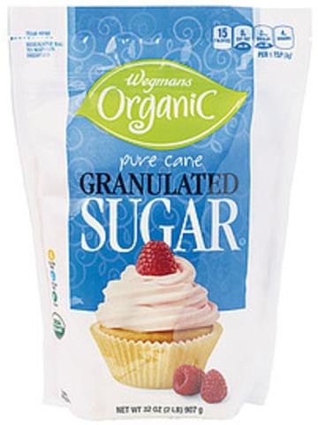 Wegmans Granulated Sugar, Pure Cane Sugar & Sweetener - 32 oz