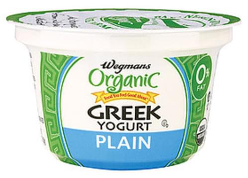 Wegmans Greek Yogurt, Plain Yogurt & Yogurt Drinks - 5.3 oz