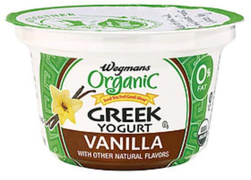 Wegmans Greek Yogurt, Vanilla Yogurt & Yogurt Drinks - 5.3 oz
