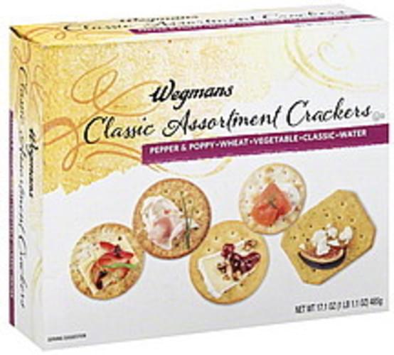 Wegmans Classic Assortment Crackers 17.1 oz, Nutrition Information