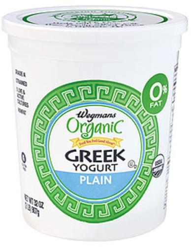 Wegmans Greek Yogurt, Plain, FAMILY PACK Yogurt & Yogurt Drinks - 32 oz
