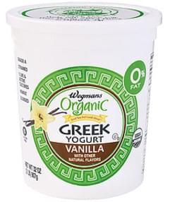 Wegmans Yogurt & Yogurt Drinks Greek Yogurt, Vanilla, FAMILY PACK