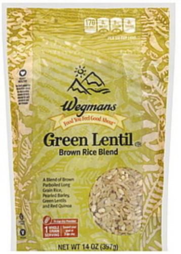 Wegmans Green Lentil Brown Rice Blend - 14 oz