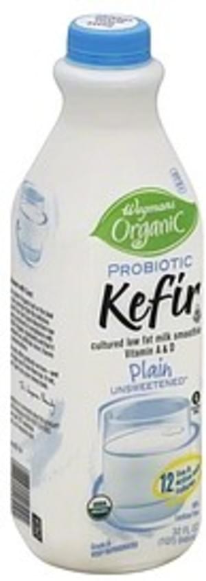 Wegmans Probiotic, Unsweetened, Plain Kefir - 32 oz