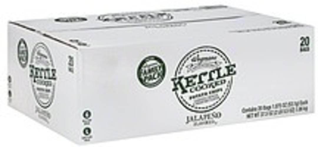 Wegmans Kettle Cooked, Jalapeno Flavored, FAMILY PACK Potato Chips 20
