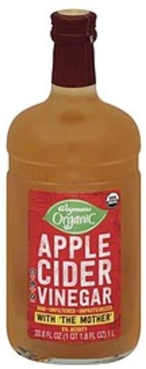 Wegmans Apple Cider, Unfiltered Vinegar - 33.8 oz