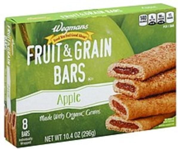 Wegmans Apple Fruit & Grain Bars 8 ea, Nutrition Information Innit