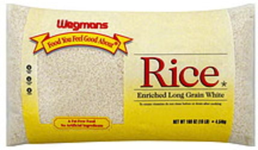 Wegmans Enriched Long Grain White Rice 160 oz, Nutrition Information