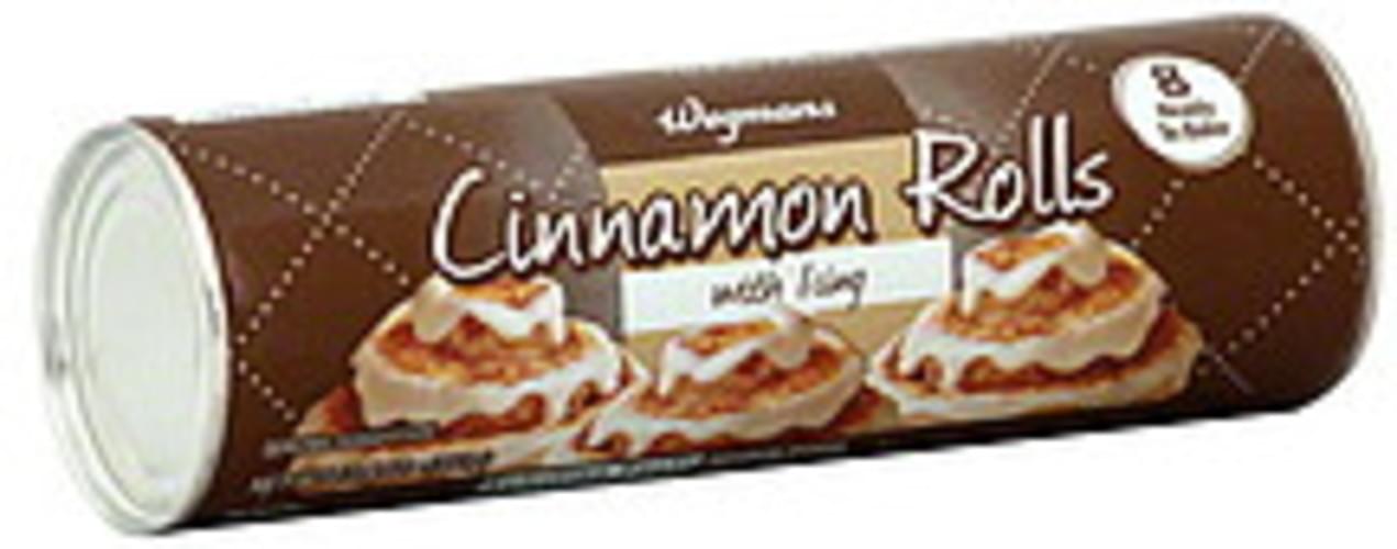 Wegmans with Icing Cinnamon Rolls 8 ea, Nutrition Information Innit