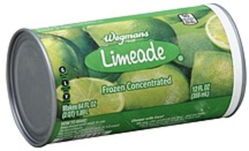 Wegmans Frozen Concentrated Limeade 12 oz, Nutrition Information Innit