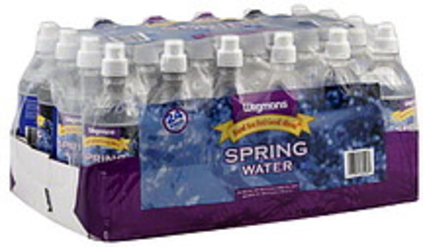 Wegmans Spring Water 24 ea, Nutrition Information Innit