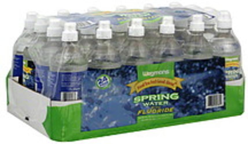 Wegmans with Fluoride Spring Water 24 ea, Nutrition Information Innit