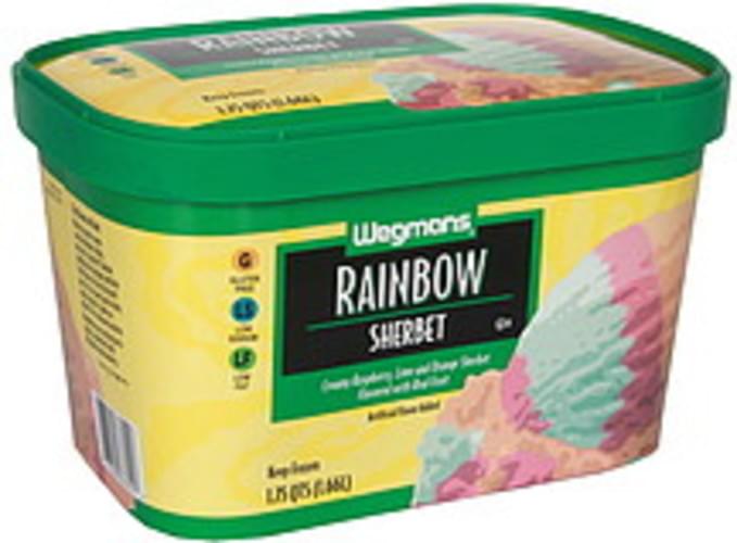 Wegmans Rainbow Sherbet 1 75 QT Nutrition Information Innit Wegmans Rainbow Sherbet 1 75 QT Nutrition Information Innit