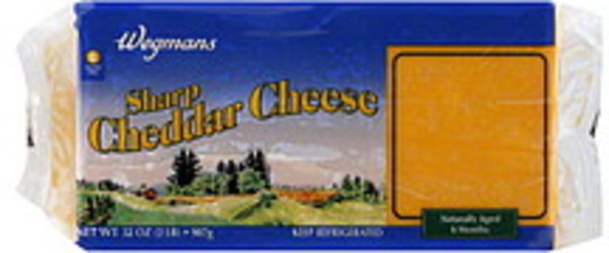Wegmans Sharp Cheddar Cheese 32 oz, Nutrition Information Innit