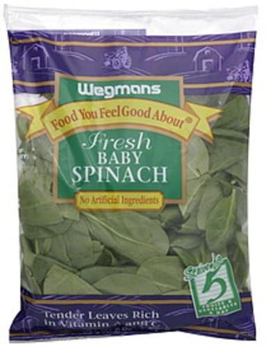 Wegmans Fresh Baby Spinach - 6 oz