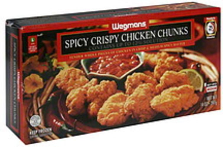 Wegmans Spicy Crispy Chicken Chunks 14 oz, Nutrition Information Innit