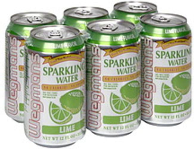 Wegmans Lime Sparkling Water 6 ea, Nutrition Information Innit