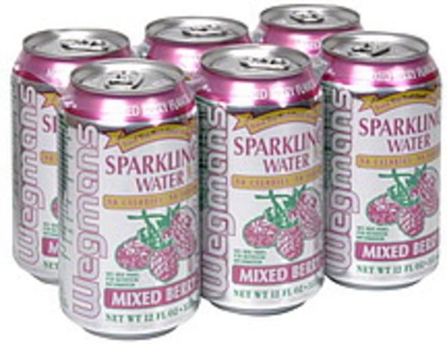 Wegmans Mixed Berry Sparkling Water 6 ea, Nutrition Information Innit