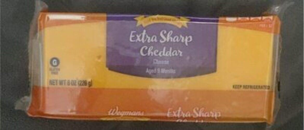 Wegmans Extra Sharp Cheddar Cheese 8 oz, Nutrition Information Innit