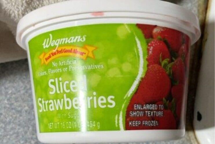 Wegmans Sliced with Sugar Strawberries 16 oz, Nutrition Information Innit