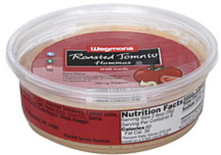 Wegmans Roasted Tomato Hummus 8 oz, Nutrition Information Innit