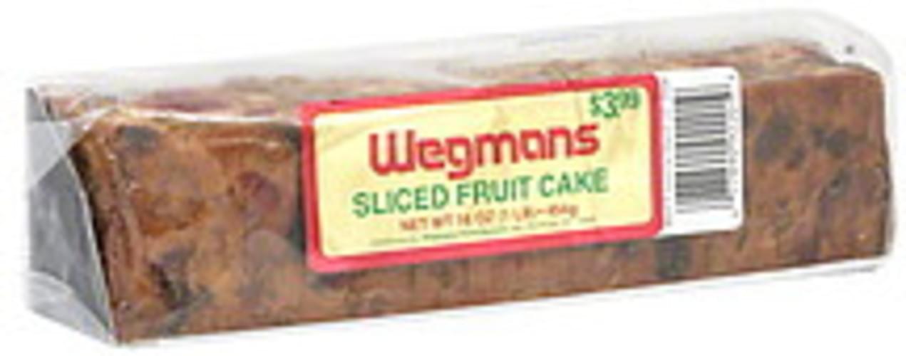 Wegmans Sliced Fruit Cake 16 oz, Nutrition Information Innit