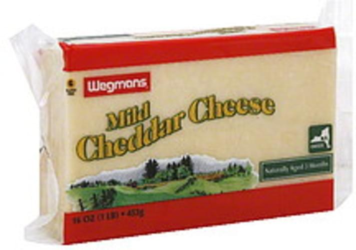 Wegmans Mild Cheddar, White Cheese 16 oz, Nutrition Information Innit