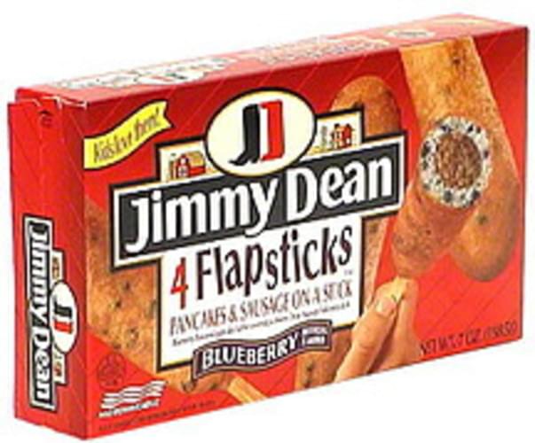 Jimmy Dean Flapsticks, Blueberry 4 ea, Nutrition Information Innit