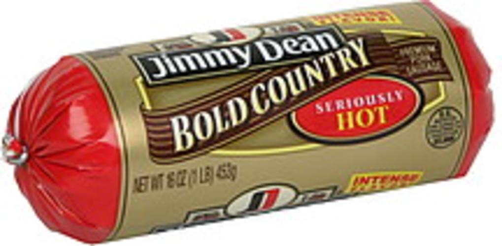 Jimmy Dean Seriously Hot Premium Pork Sausage 16 oz, Nutrition