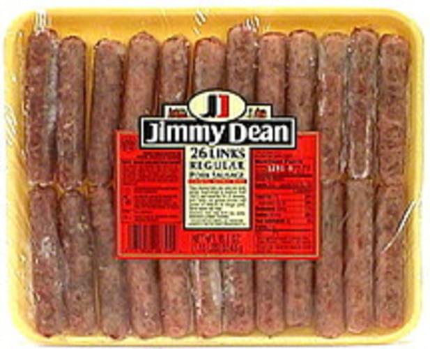 Jimmy Dean Pork Sausage Links, Regular Pork Sausage Patties 18.5 oz