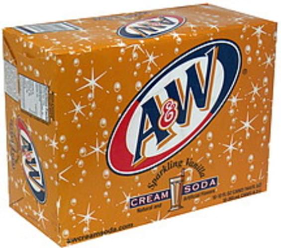 A&w Cream Soda 12 ea, Nutrition Information Innit