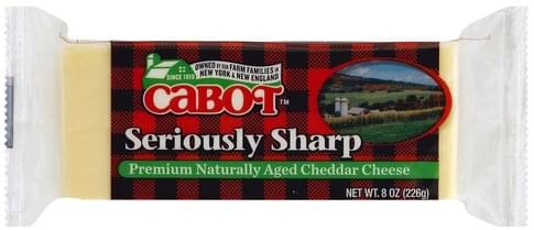 cabot cheese cheddar seriously sharp oz aged innit search
