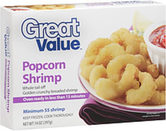 Great Value Popcorn Breaded Shrimp 14 oz, Nutrition Information Innit