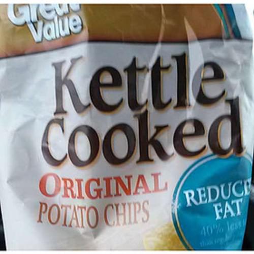 Great Value Original Kettle Cooked Potato Chips 28 g, Nutrition