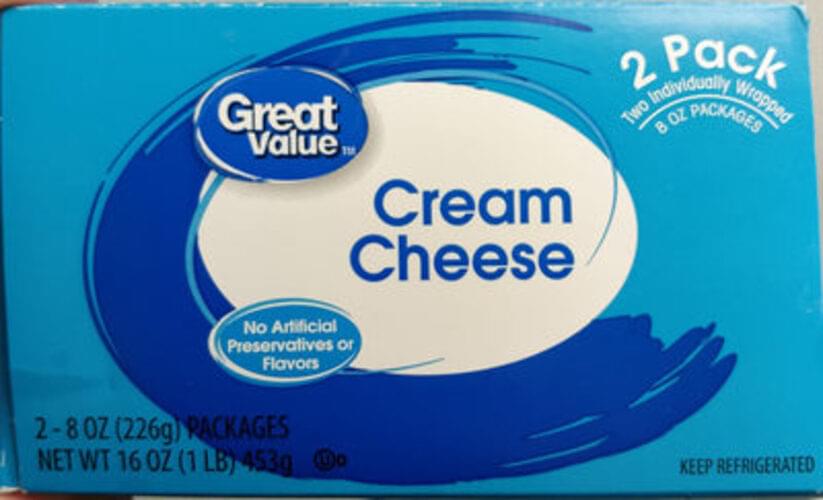 great value fat free cream cheese nutrition