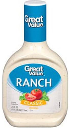 Great Value Ranch Dressing 30 Ml Nutrition Information Innit