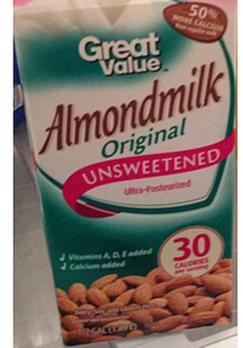 Great Value Unsweetened Almond Milk - 240 ml