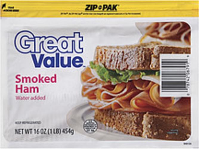Great Value Smoked Ham 16 oz, Nutrition Information Innit