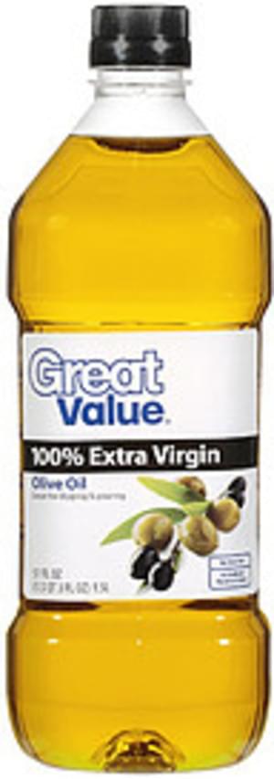 Great Value 100% Extra Virgin Olive Oil - 51 oz
