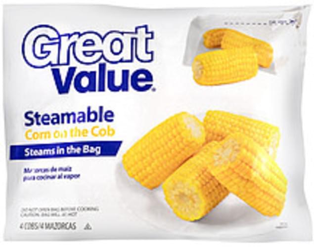 Great Value Steamable Corn On The Cob 4, Nutrition Information Innit