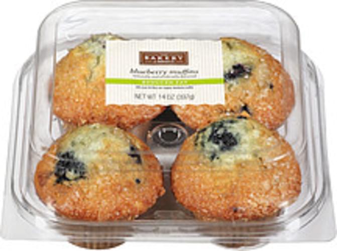 The Bakery At Walmart Blueberry Muffins 14 oz, Nutrition Information