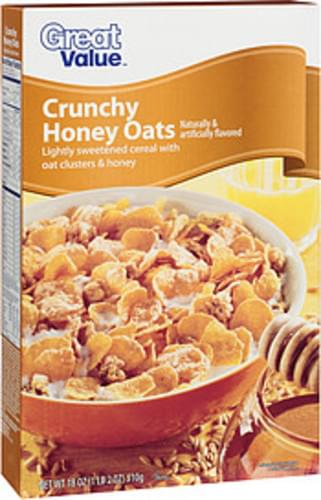Great Value Crunchy Honey Oats Cereal 18 Oz Nutrition Information Innit Great Value Crunchy Honey Oats Cereal 18 Oz Nutrition Information Innit