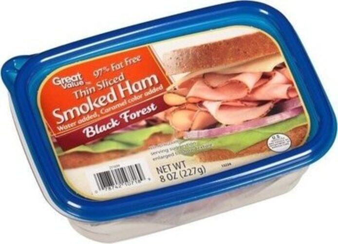 Great Value Black Forest Smoked Ham 53 g, Nutrition Information Innit