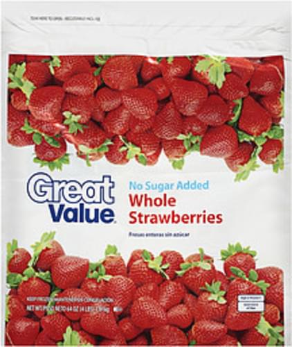 Great Value Whole Strawberries - 64 oz