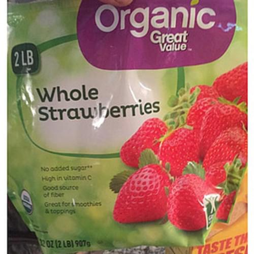 Great Value Whole Strawberries - 140 g
